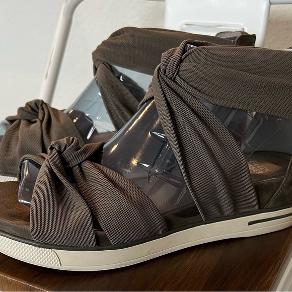 EILEEN FISHER ZANYA WEDGE SANDAL SZ 9.5 - Picture 4 of 8